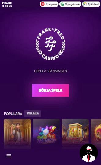 frank fred casino bonus sverige