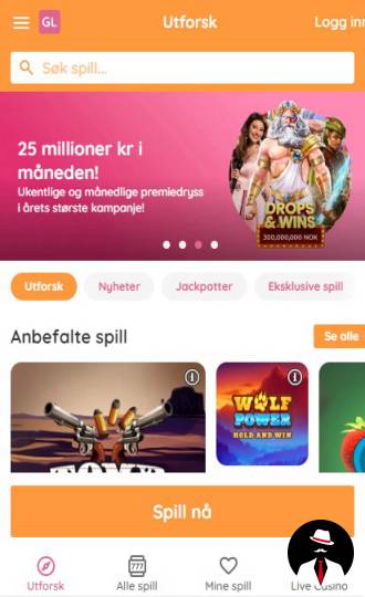 get lucky casino anmeldelse bonus no