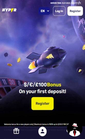 hyper casino bonus en