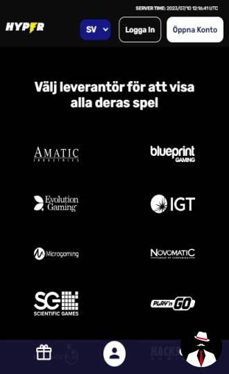 hyper casino recension sverige