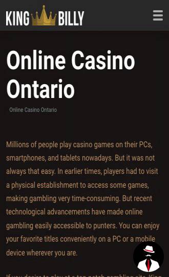 king billy casino bonus canada
