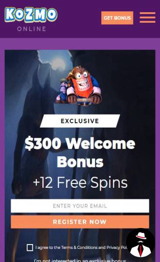 kozmo casino bonus en