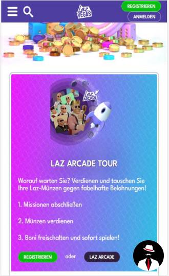 laz vegas casino test bonus de