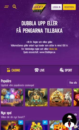 lucky casino bonus sverige