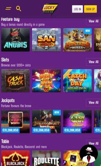 lucky casino review en