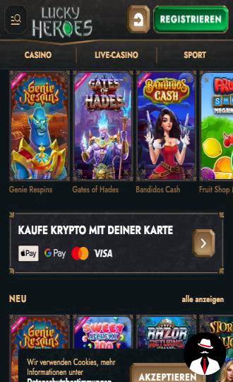 lucky heroes casino de