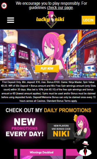 luckyniki casino bonus th