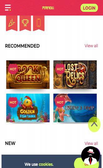 maneki casino bonus en