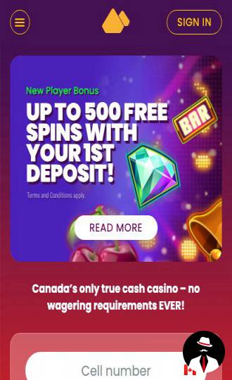 mount gold casino bonus canada