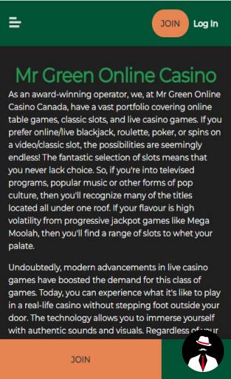mr green casino canada