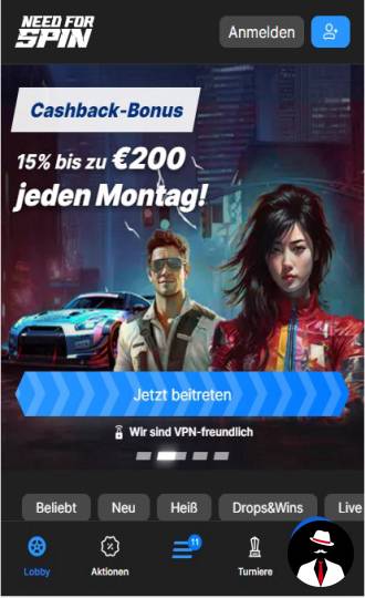 needforspin casino test bonus de