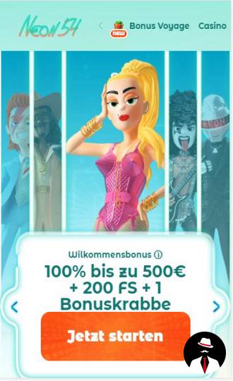 neon54 casino bonus at