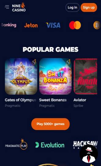 nine casino bonus en
