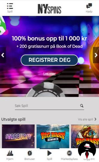nyspins casino bonus sverige
