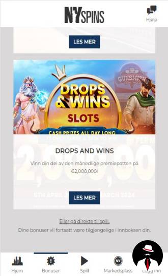 nyspins casino sverige