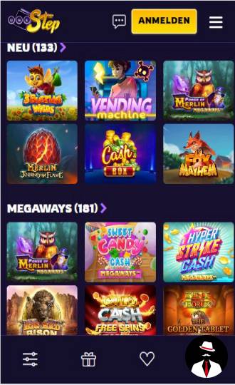 one step casino test de