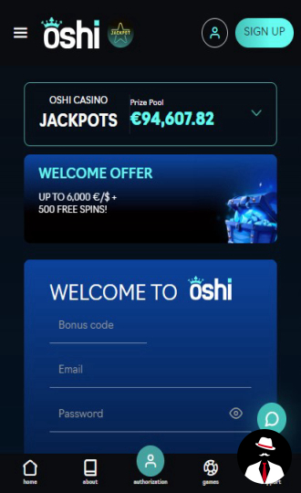 oshi casiino bonus th