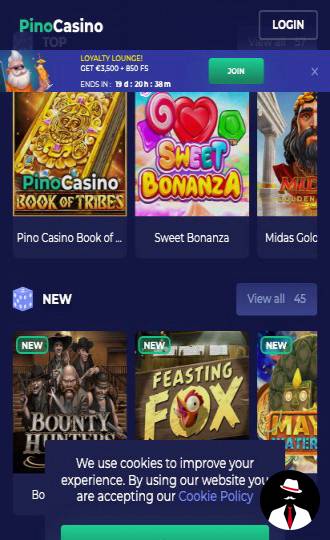 pino casino bonus en