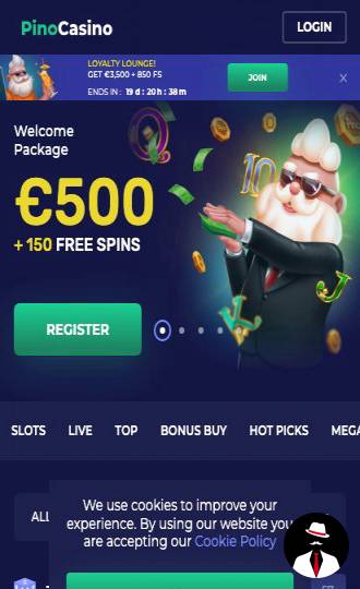 pino casino review en