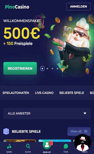 pino casino test bonus de