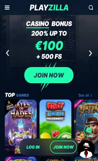 Playzilla Casino Dashboard and Login Portal