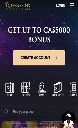 queenspins casino bonus canada