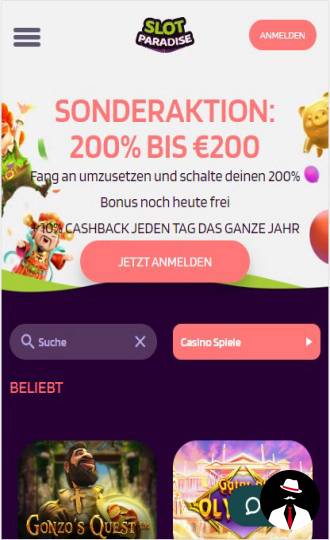 slot paradise test bonus de