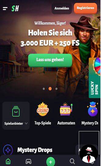 slothunter casino bonus at