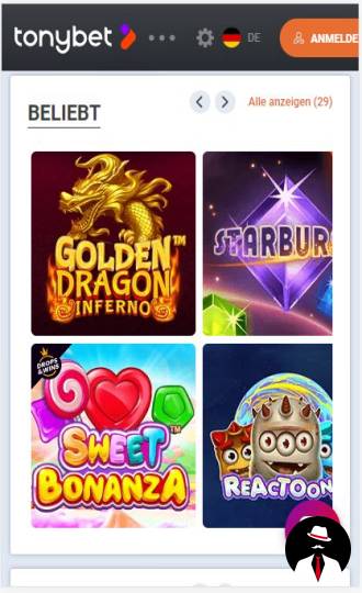 tonybet casino at