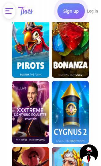 tsars casino de