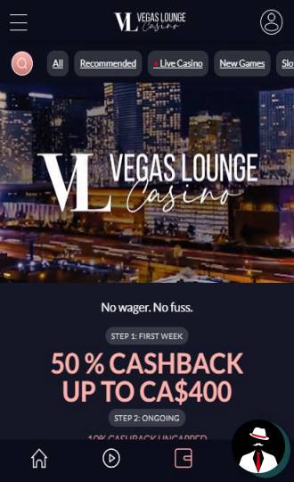 vegas lounge casino bonus canada