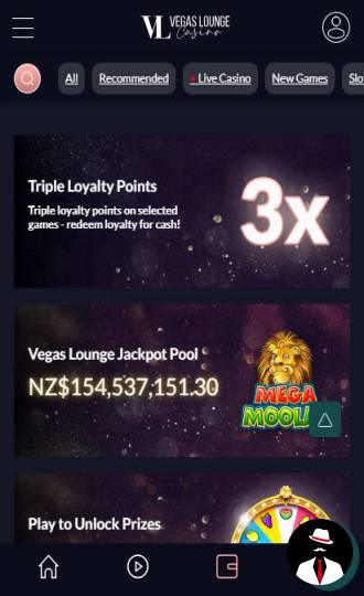 vegas lounge casino review nz