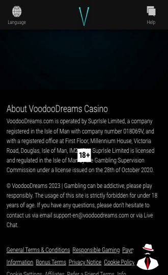 voodoo dreams casino nz