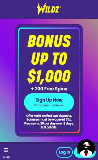 wildz casino bonus nz