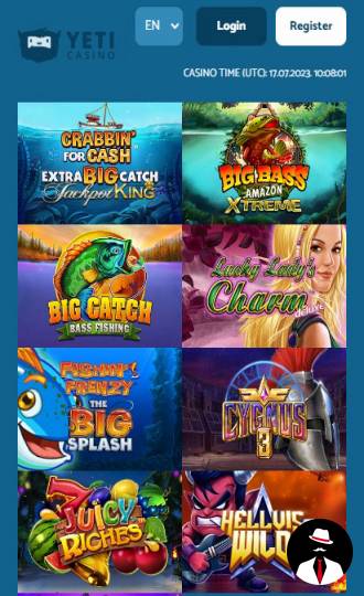 yeti casino bonus en