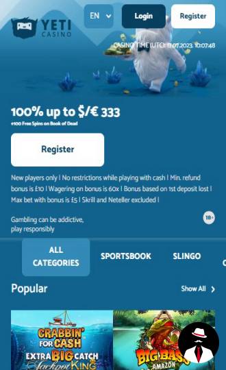 yeti casino review en