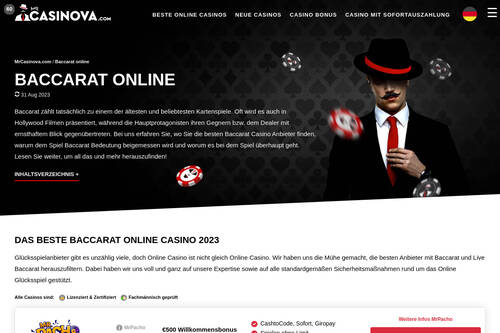 Baccarat online
