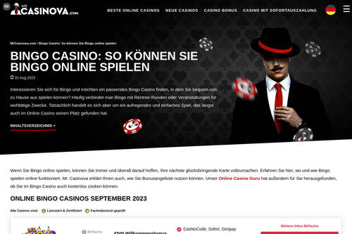 Bingo Casino: So können Sie Bingo online spielen