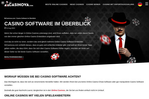 Casino Software im Überblick