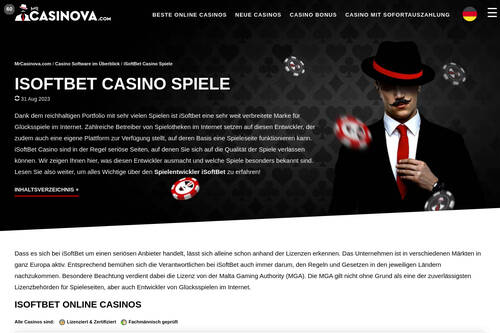 iSoftBet Casino Spiele