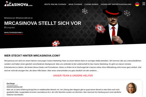 MrCasinova stellt sich vor
