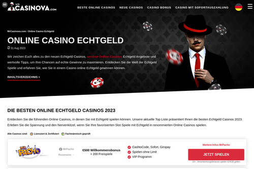 Online Casino Echtgeld