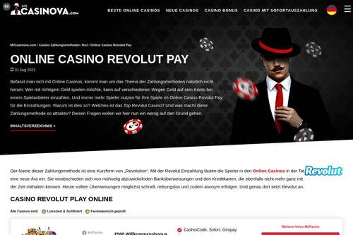 Online Casino Revolut Pay