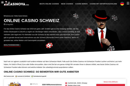Online Casino Schweiz