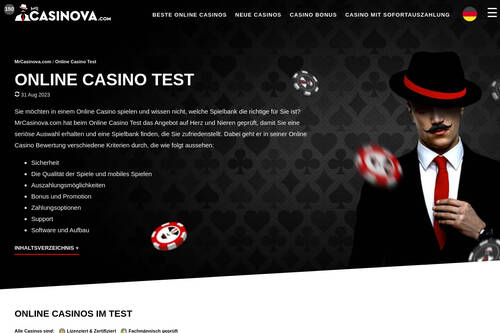 Online Casino Test