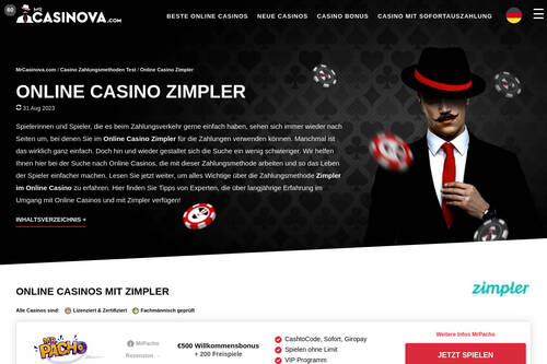 Online Casino Zimpler
