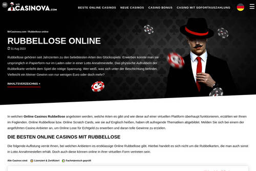 Rubbellose online