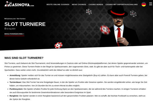 Slot Turniere