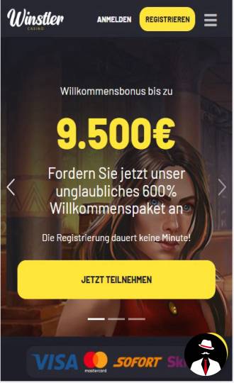winstler casino bonus