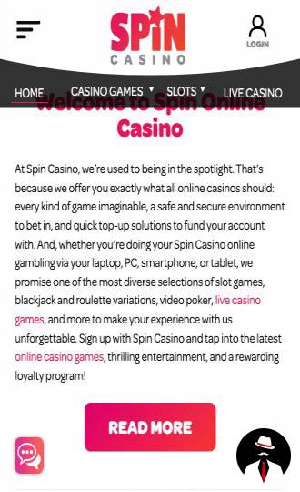 spin casino bonus nz
